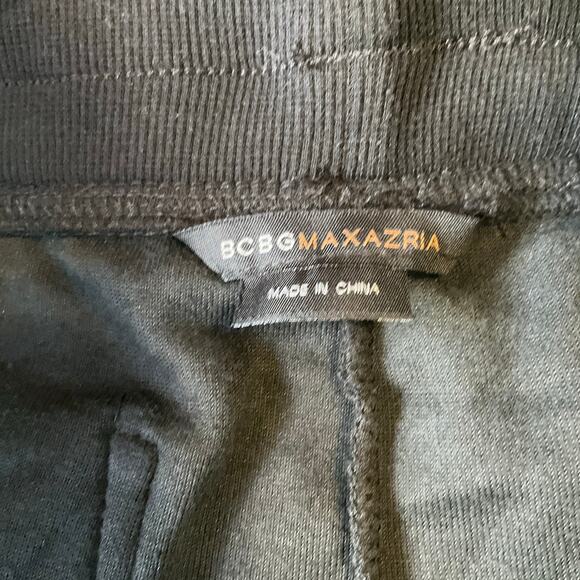 BCBGMAXAZRIA Women Velvet Pants size L Black Slightly Flared Rhinestones Trendy - Picture 10 of 13